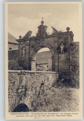 37696 W3477 Marienmünster - Hauptportal Klosterhof