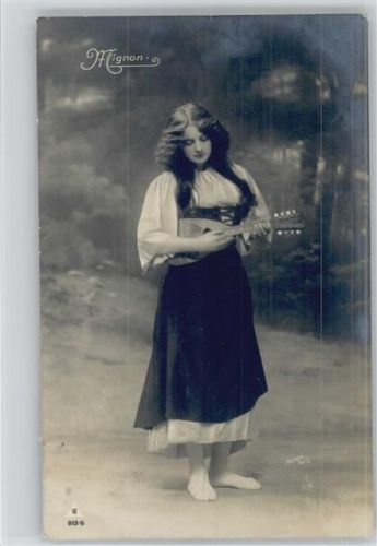1907 Serie 813-6 - Foto AK Mandoline