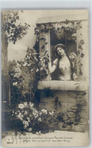 Serie 4034-6 - Foto AK Gretchen 1906