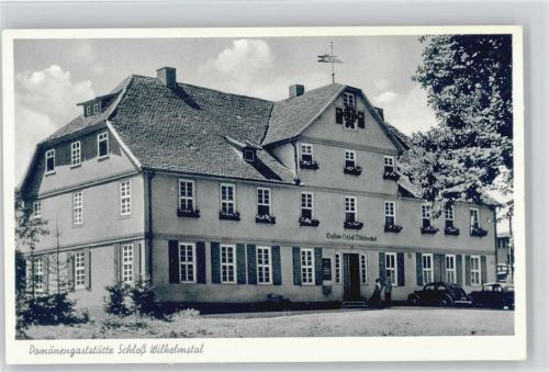 34414 W3530 Warburg , Westf - Domänengaststätte Schloß Wilhelmstal