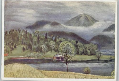 Bild 65/XI Künstler Hilfswerk 1937 Gemälde von Troissant "Walschensee
