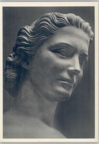 Skulptur von Arno Breker "Kopf der Anmut" Film-Foto Verlag Nr. 23 Foto AK