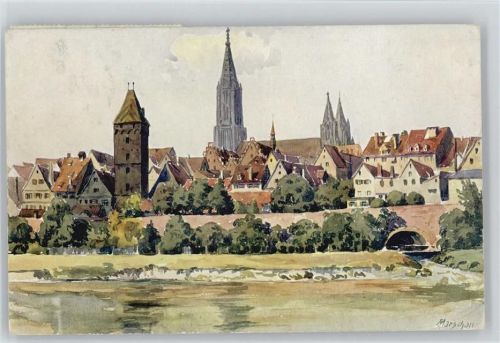 W7900 Ulm , Donau Nr. 573 - Teilansicht Marschall, V.