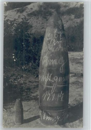 Blindgänger 1917 Foto AK