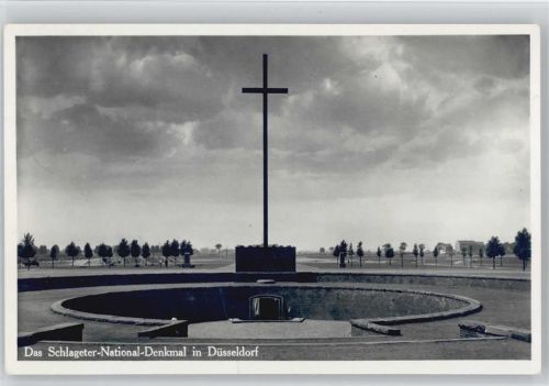 1938 Düsseldorf - Schlageter Denkmal Foto AK