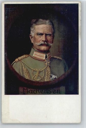 Uniform mit Kordeln und Orden Mackensen 1917