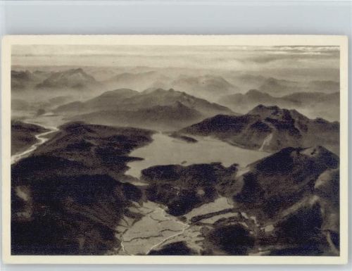 Das schöne Deutschland Bild 163 - Walchensee mit Zugspitze - Hans Luftbild