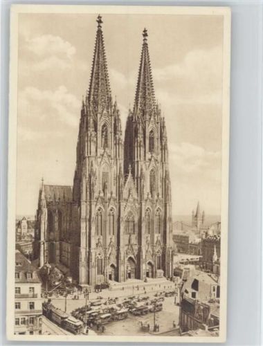 W5000 Köln Das schöne Deutschland Bild 71 - Dom - WHW Lotterie 1934-35 AK WHW