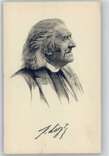 Franz Liszt - Stengel AK