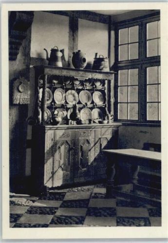 49661 W4590 Cloppenburg - Unterschlag Quatmannshof Innenaufnahme Museumsdorf
