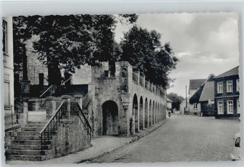49577 W4554 Ankum - Aufgang Kirche Bogengang