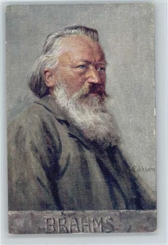 B.K.W. 874-10 Brahms, J. Künstlerkarte