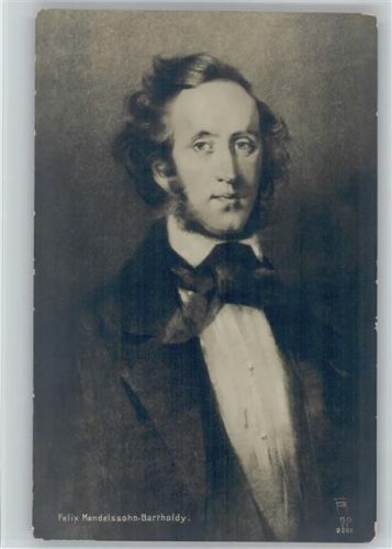 Mendelssohn Verlag GGCo 2267 Foto AK Mendelssohn Bartholdy, F.