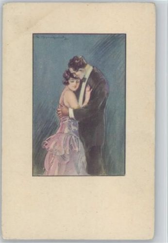 Serie 633-1 - Liebespaar - Glamour Frau