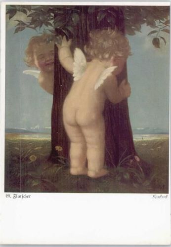 Engel spielen am Baum Verstecken v. Georg Flatscher Flatscher, M.
