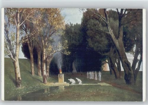 Heiliger Hain Böcklin, A. 1927 Künstlerkarte