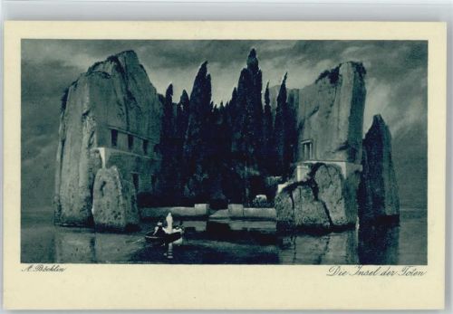 Die Insel der Toten Böcklin, A. Künstlerkarte