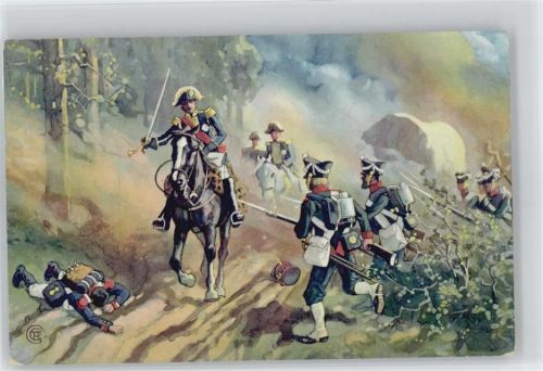 Nr. 5 Serie I - Völkerschlacht 1813 - Gefangennahme des Marschall Vandamme bei Kulm Reichseinigungskriege 1864-1870/71