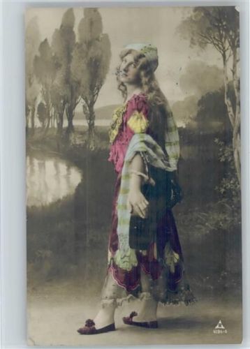 1907 Serie 4194-6 - Frau mit Gitarre - Trachten -