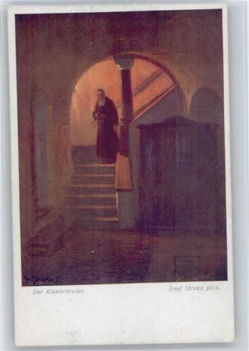 Der Klosterbruder - Mönch - Wiener Kunst Nr. 1795 AK Straka, J. Künstlerkarte