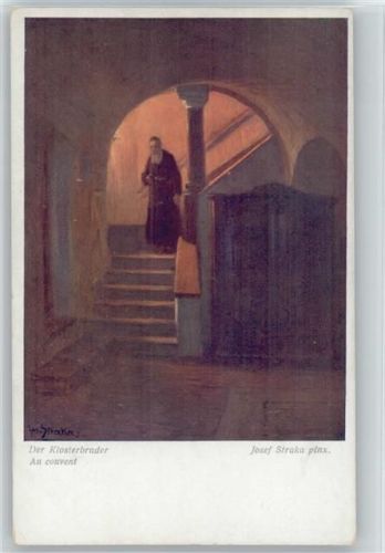 Der Klosterbruder - Mönch - Wiener Kunst Nr. 1795 Straka, J. Künstlerkarte