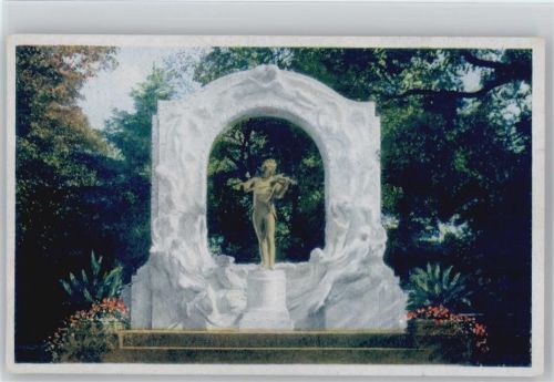 Wien, Johann Strauß Denkmal 1913 AK