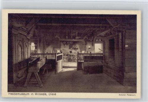 29646 W3045 Wilsede , Kr Soltau - Heidemuseum Innenaufnahme Diele