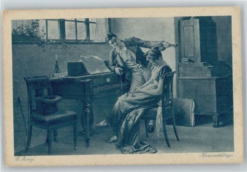 Herzensklänge - Frau am Klavier - Klavierlehrer Geiger