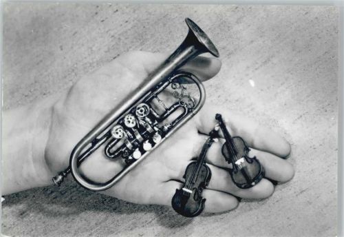 08258 O9659 Markneukirchen - Musikinstrumenten-Museum Miniatur-Instrumente