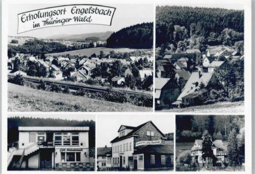 99894 O5801 Engelsbach - Mehrfachaufnahme Alte Freundschaft Gaststätte Kleines Paradies