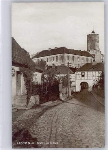 Stadt Lagow / Lagów - Schloß