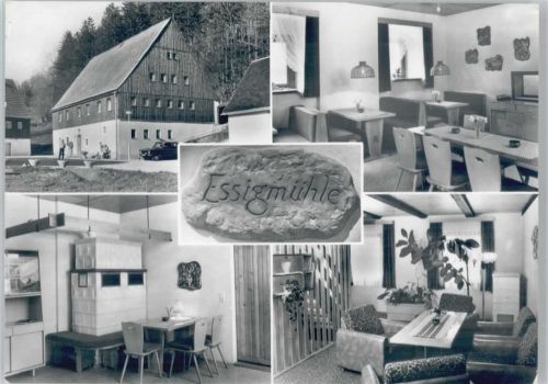 01776 O8231 Hermsdorf /Erzgeb. - Gästehaus Kulturbund Essigmühle Innenaufnahme
