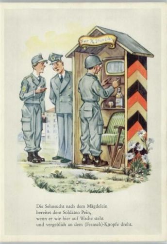 Serie 810-2 - Sehnsucht nach dem Mägdelein, vergeblich dreht er die Fernsehknöpfe Bundeswehr