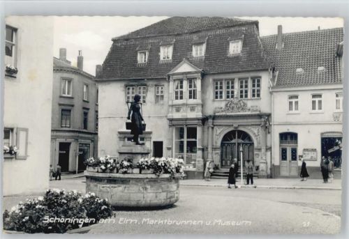 38364 W3338 Schöningen - Marktbrunnen Museum