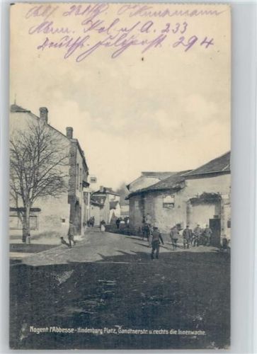 Hindenburgplatz Gandtnerstraße Innenwache Feldpost