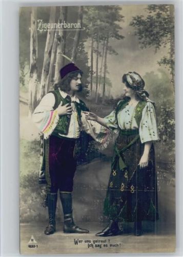 1909 Zigeunerbaron Serie Nr. 4533-1 AK