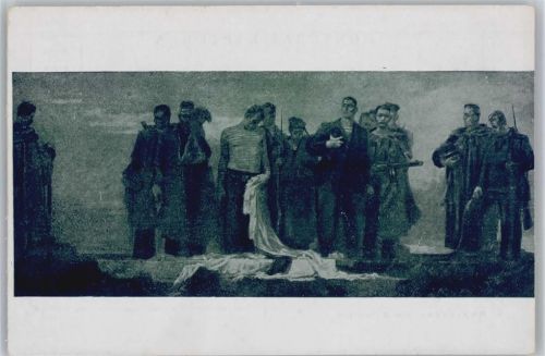 1917 WK I AK Marine Soldaten - das Meer das Grab