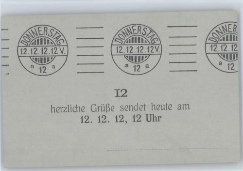 Stempel 12.12.12.12 V.