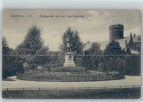 47906 W4152 Kempen - Stadtgarten Loe-Denkmal