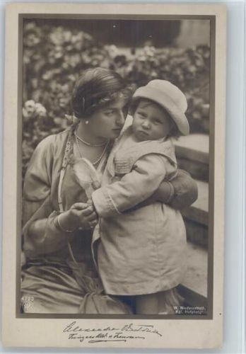 Nr. 4793 NPG Prinzessin Alexandrine mit Tochter Adel Prinzessin Alexandrine