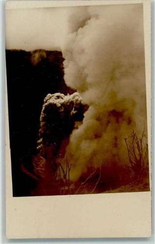 Foto AK Ausbruch Napoli - Vesuvio?