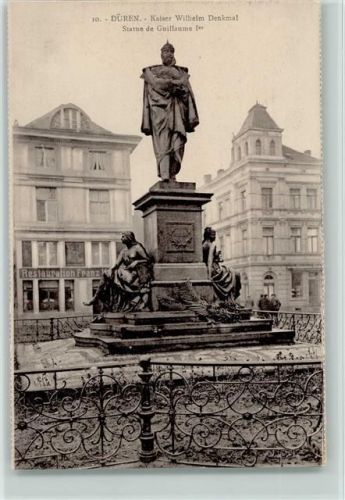 Düren Kaiser Wilhelm Denkmal Statue de Guillaume