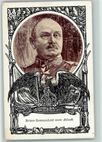 Armee Kommandant von Kluck - Krone, Adler - Adel
