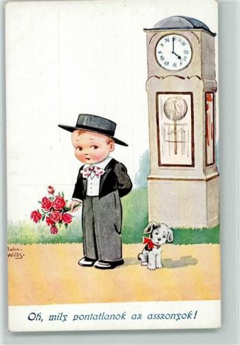 Warten - Verabredung - Standuhr