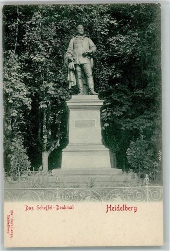 Heidelberg Scheffel Denkmal - Dichter Schriftsteller