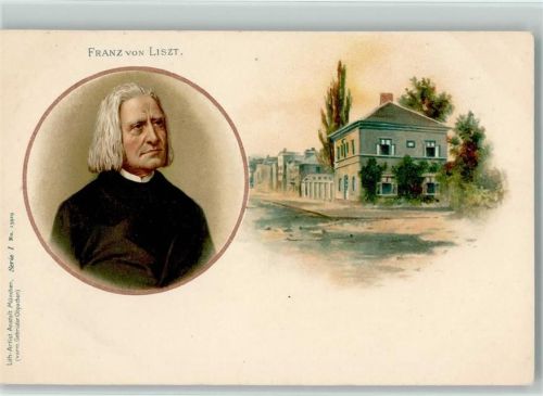 1898 und sein Wohnhaus - Litho Artist Anstalt Serie I Nr. 15919