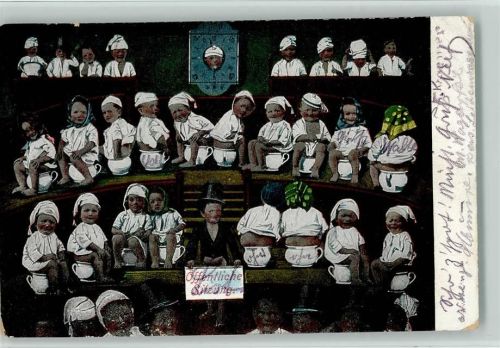 1904 Serie 152 - Babys - viele kleine Kinder - öffentliche Sitzung