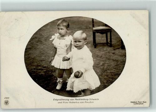 Erbgroßherzog von Mecklenburg-Schwerin Prinz Hubertus von Preußen NPG Nr. 4302 Adel Prinz Hubertus 1911