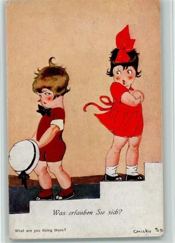 Nr. 675 - Was erlauben Sie sich - Kinderpoesie Spark, Ch. 1930 Künstlerkarte