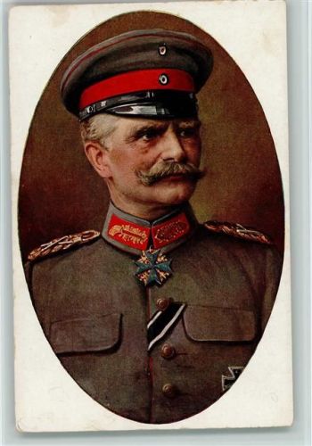 Generalfeldmarschall Mackensen Künstlerkarte